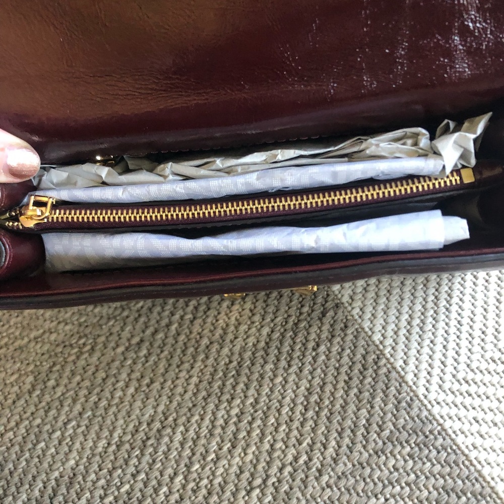 Rare! Coach Tabby Purse Black With Python - image 3